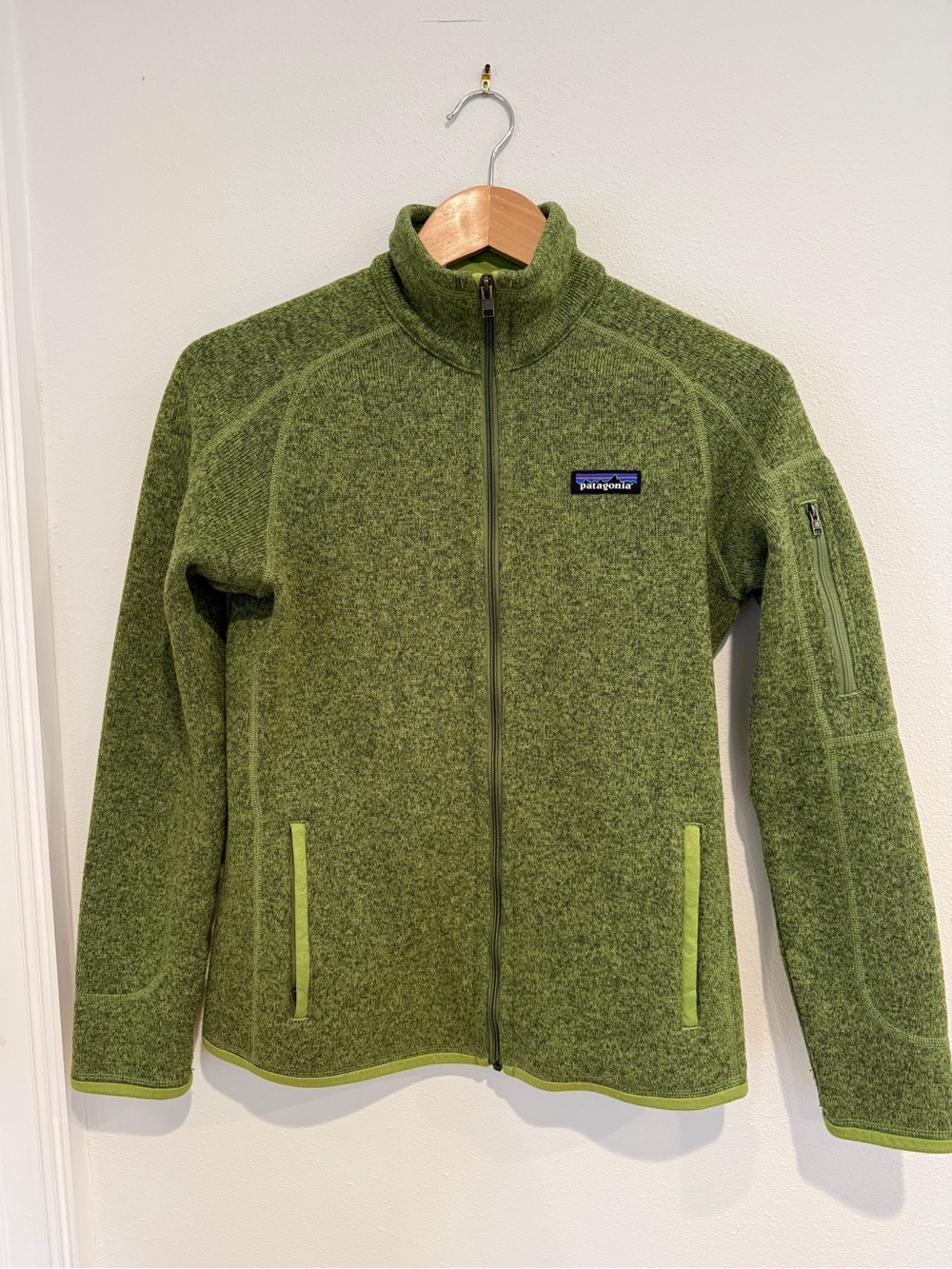Patagonia Green Full-Zip Fleece Jacket